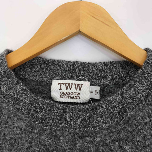 トラディショナルウェザーウェア Traditional Weatherwear 9G PLAIN STCH CN PO ウール クロップドニット 短丈 レディース import:S