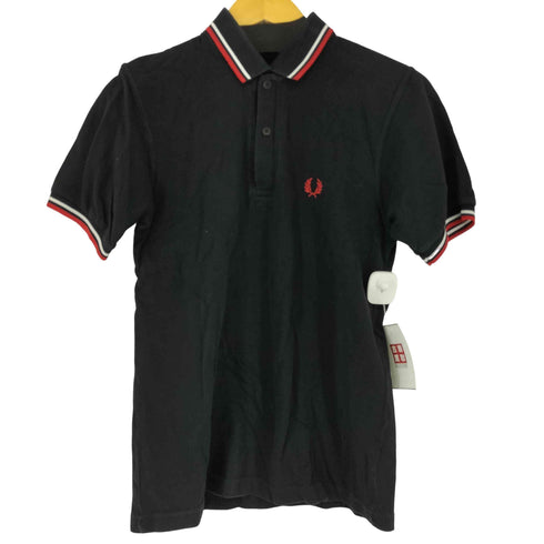フレッドペリー FRED PERRY ロゴ刺繍 S/Sポロシャツ メンズ 91CM