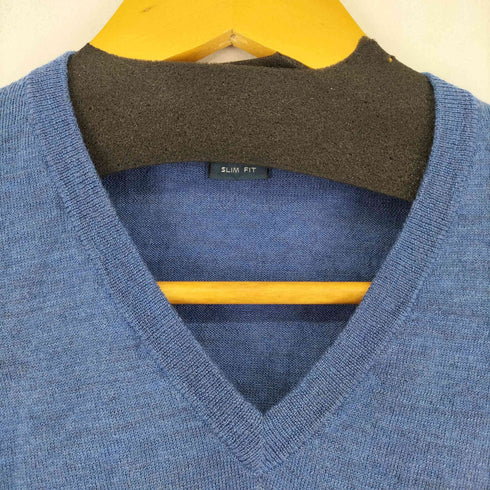 ポロバイラルフローレン Polo by RALPH LAUREN SLIM FIT スモールポニー刺繍 Vネック ニット メンズ JPN:L