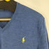 ポロバイラルフローレン Polo by RALPH LAUREN SLIM FIT スモールポニー刺繍 Vネック ニット メンズ JPN:L