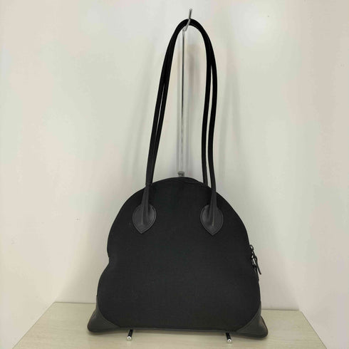 イヴサンローラン Yves Saint Laurent OLD レザーハンドル キャンバス ショルダーバッグ レディース