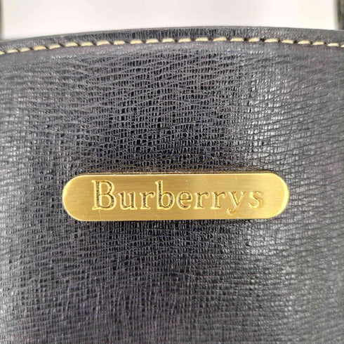 バーバリーズ BURBERRYS ヴィンテージ レザーハンドバッグ 裏地ノバチェック レディース