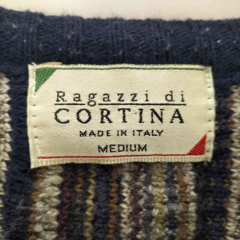 CORTINA イタリア製 モックネック3Ⅾニット メンズ JPN:M