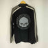 ハーレーダビッドソン HARLEY-DAVIDSON スカル 袖ライン クルーネックTシャツ メンズ JPN:L