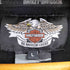 ハーレーダビッドソン HARLEY-DAVIDSON スカル 袖ライン クルーネックTシャツ メンズ JPN:L