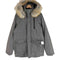 トミーヒルフィガー TOMMY HILFIGER 袖ロゴパッチ ファー中綿ジャケット メンズ import:M