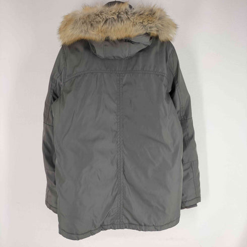 トミーヒルフィガー TOMMY HILFIGER 袖ロゴパッチ ファー中綿ジャケット メンズ import:M