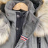 トミーヒルフィガー TOMMY HILFIGER 袖ロゴパッチ ファー中綿ジャケット メンズ import:M