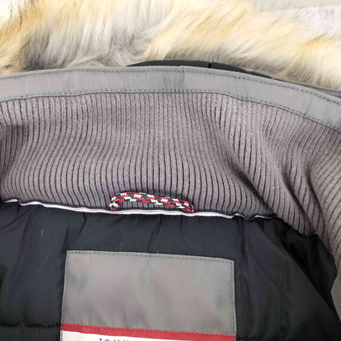 トミーヒルフィガー TOMMY HILFIGER 袖ロゴパッチ ファー中綿ジャケット メンズ import:M