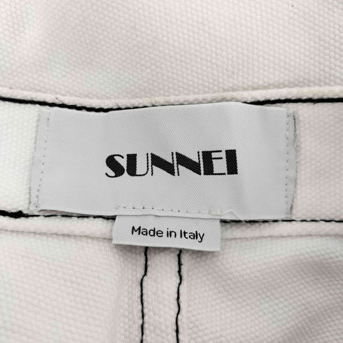 スンネイ SUNNEI ステッチデザイン ストレートパンツ メンズ