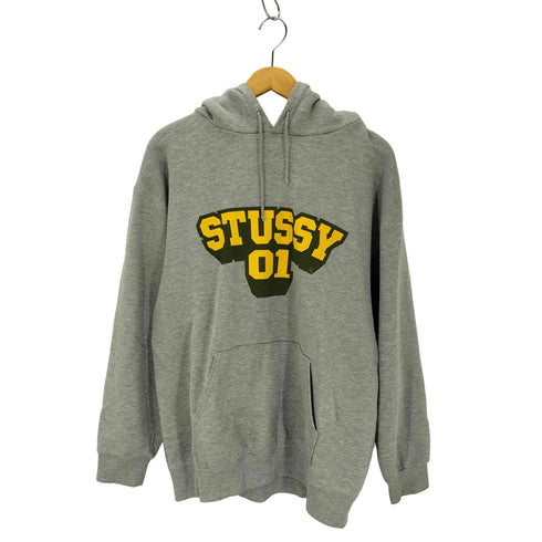 ステューシー Stussy 90S-00S 紺タグ 両面プリント プルオーバーパーカー メンズ JPN:L