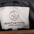 ビューティーアンドユースユナイテッドアローズ BEAUTY & YOUTH UNITED ARROWS ジップノーカラーロングダウンジャケット レディース JPN:M