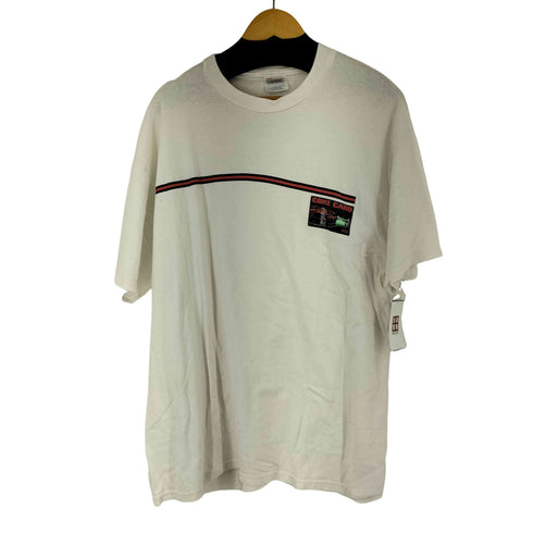 企業ロゴ プリントクルーネックTシャツ メンズ import:XL