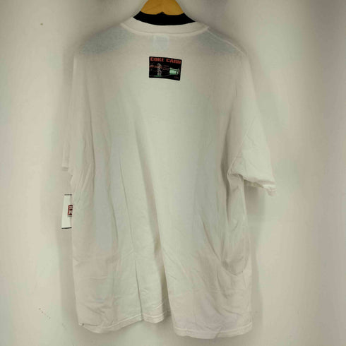 企業ロゴ プリントクルーネックTシャツ メンズ import:XL
