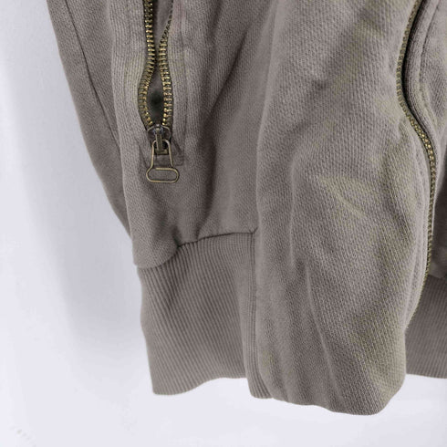 ザラ ZARA 斜めジップ パーカー メンズ US L