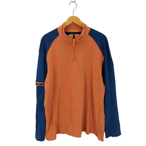 THE TERRITORY A HEAD バイカラー ハーフジッププルオーバー メンズ JPN:XL