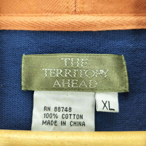 THE TERRITORY A HEAD バイカラー ハーフジッププルオーバー メンズ JPN:XL