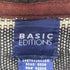 ベーシックエディションズ BASIC EDITIONS ボーダー ハーフジップ コットン ニット メンズ import:S