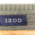 IZOD チェック編み ロゴ刺繍 コットン プルオーバー ニット メンズ import:XL