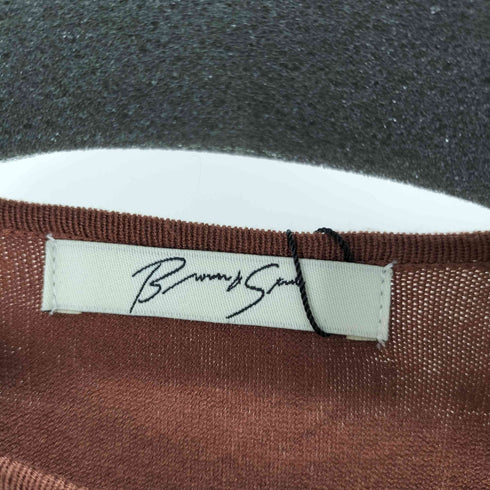 ブラウンアンドストリート Brown&Street ワンショルダーレイヤーニットワンピース レディース FREE