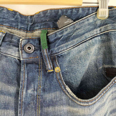 ジースターロー G-STAR RAW ペンキ加工 RYCK 3D STRAIGHT TAPERED メンズ W30 L32