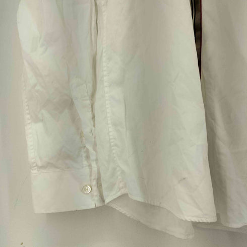 バーバリーロンドン BURBERRY LONDON Icon Stripe Detail Stretch Cotton Poplin Shirt メンズ JPN:L