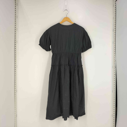 レイビームス Ray BEAMS キーネック パフスリーブ ワンピース レディース