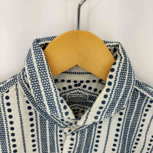 ビームスボーイ BEAMS BOY 丸襟 総柄シャツ レディース