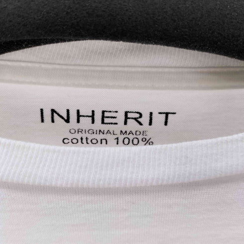 インヘリット INHERIT コットンクルーネックL/Sカットソー メンズ JPN:M