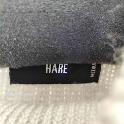 ハレ HARE 畦編みオーバーサイズ タートルネックニット メンズ JPN:M