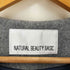 ナチュラルビューティーベーシック NATURAL BEAUTY BASIC ファーポケット ノーカラーコート レディース M