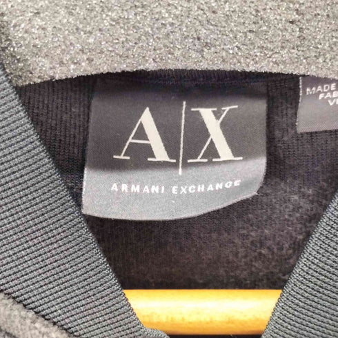 アルマーニエクスチェンジ ARMANI EXCHANGE H-Holiday-2014 袖ロゴ刺繍 ベロアトラックジャケット メンズ import:S