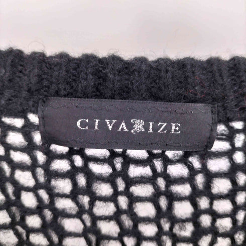 シヴァーライズ CIVARIZE モヘア混パンクルーズニット メンズ FREE