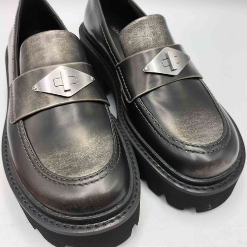 チャールズキース CHARLES & KEITH 22AW Metallic Accent Penny Loafers メタリックアクセント ペニーローファー レディース JPN:23