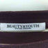 ビューティーアンドユースユナイテッドアローズ BEAUTY & YOUTH UNITED ARROWS ベロアボーダー ロングスリーブ Tシャツ レディース