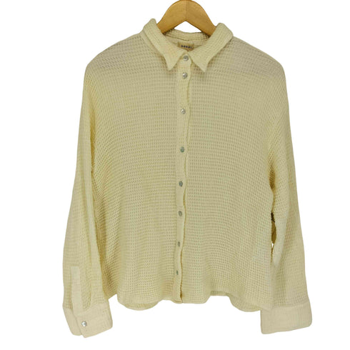 DONNI. ワッフル ボタンダウン シャツ レディース JPN:S