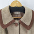 バーバリーブルーレーベル BURBERRY BLUE LABEL アンゴラ混 ミックスツイード Pコート ジャケット ハーフコート レディース JPN:36