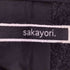 サカヨリ sakayori 素材切替 ウールナイロン ダブルチェスターコート レディース 38