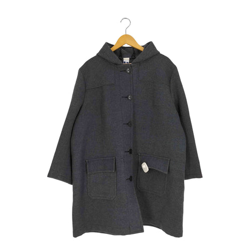 HM PRISON SERVICE 英国製 英国刑務所 フーデッド ウール コート メンズ import:XL