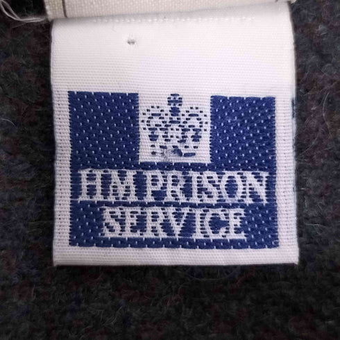 HM PRISON SERVICE 英国製 英国刑務所 フーデッド ウール コート メンズ import:XL