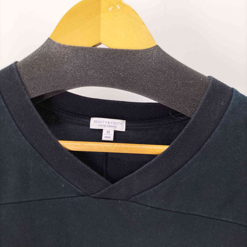 ビューティーアンドユースユナイテッドアローズ BEAUTY & YOUTH UNITED ARROWS フットボール Vネック L/S カットソー メンズ JPN:M