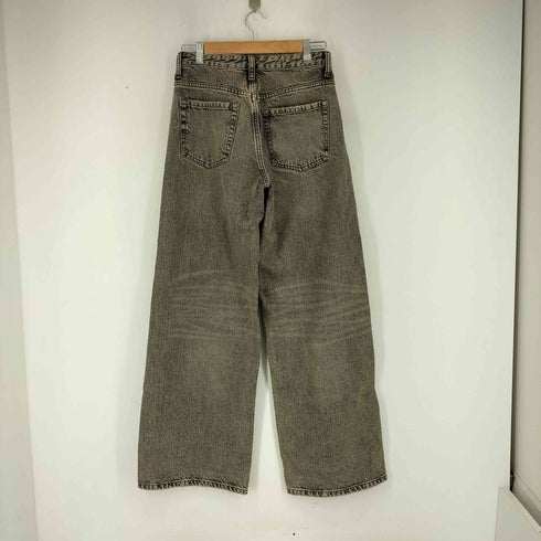ザラ ZARA ケミカルウォッシュ加工 バギーパンツ レディース us l
