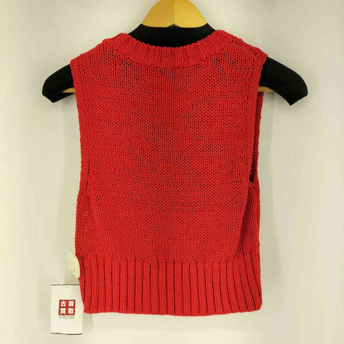 ザラ ZARA PLAIN KNIT CROPPED VEST レディース us s