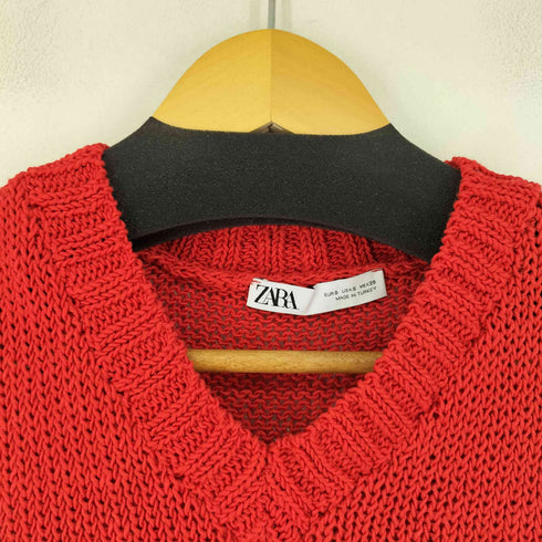 ザラ ZARA PLAIN KNIT CROPPED VEST レディース us s