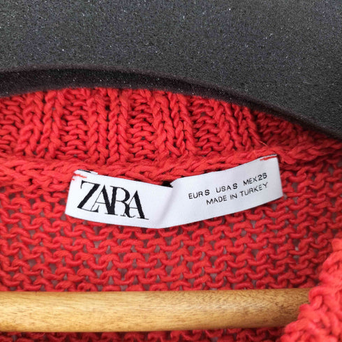 ザラ ZARA PLAIN KNIT CROPPED VEST レディース us s