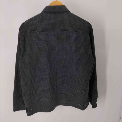 アダムエロペ Adam et Rope HYBRID TWEED ジップアップ ジャケット ダブルジップ メンズ JPN:M