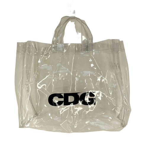 シーディージーコムデギャルソン CDG COMME des GARCONS フロントロゴ PVC クリアトートバッグ メンズ