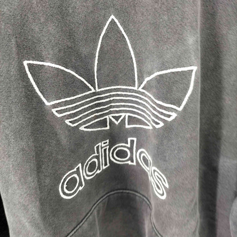 アディダスオリジナルス adidas Originals 90S トレフォイルロゴ刺繍オーバーサイズフーディ ピグメント メンズ