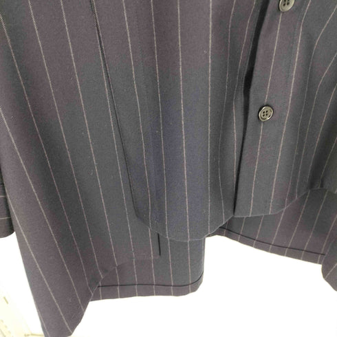 ウジョー Ujoh Switch Slit Shirts スイッチスリットシャツ / ピンストライプサージウール メンズ JPN:2