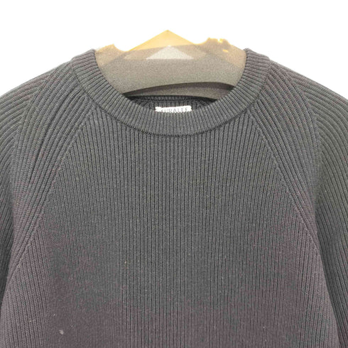 オーラリー AURALEE 17AW SUPER FINE WOOL RIB KNIT RAGLAN PULLOVER レディース